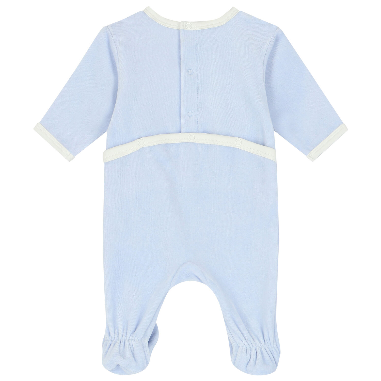 Baby Boys Blue Logo & Animals Babygrows Gift Set, 1, hi-res